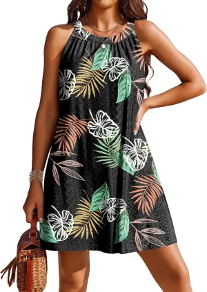 AI'MAGE Womens Swimsuit Cover Up Hollow Out Crochet Coverups Sleeveless Beach Dress Tank Bikini Cover Ups S-3XL