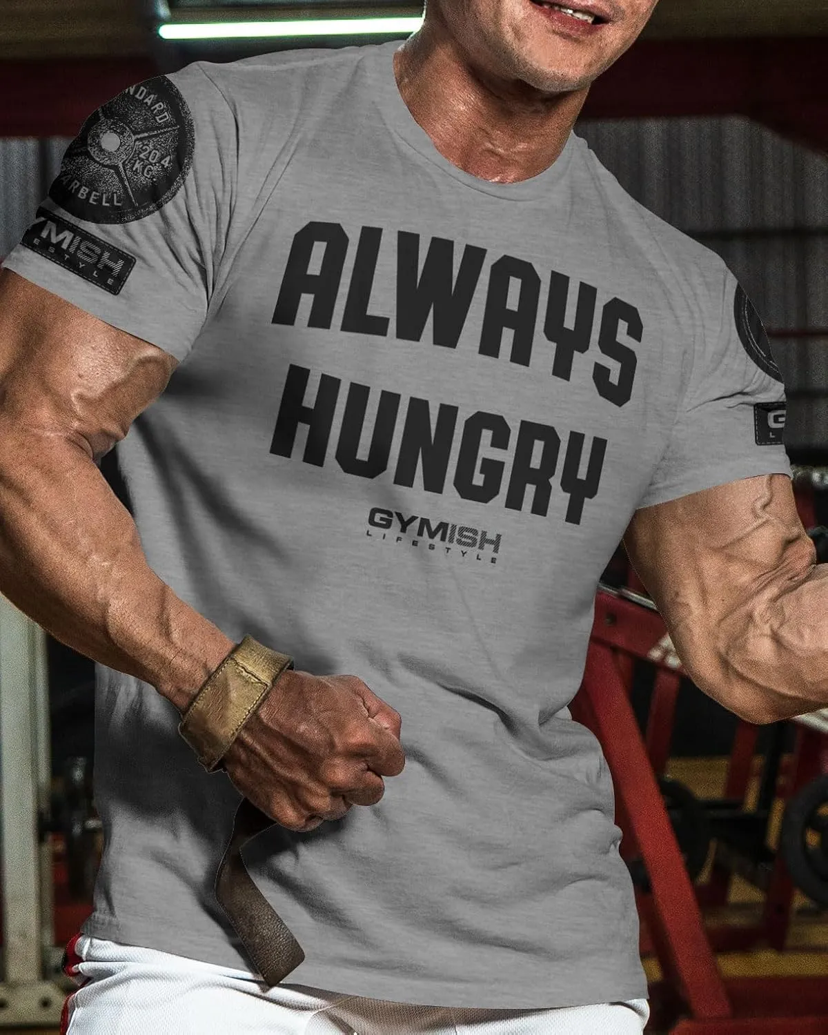 Always Hungry Gym Shirt for Men Funny Lifting T-Shirt