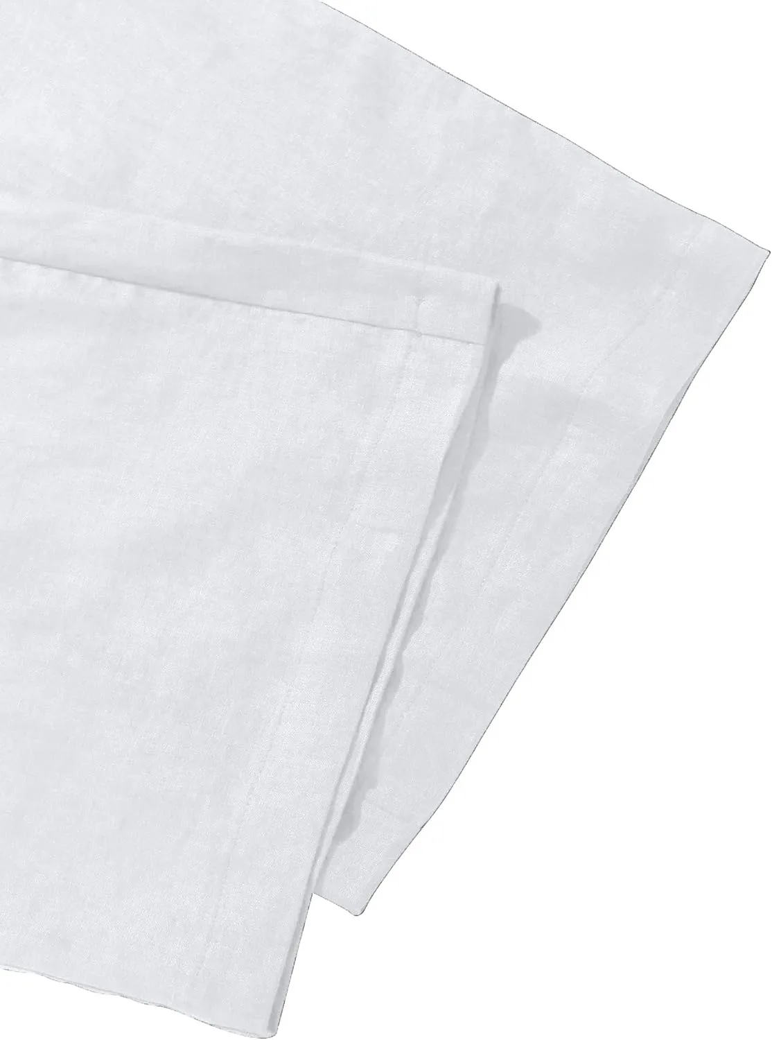 Amazhiyu Womens Pure Linen High Waist Wide Leg Pants with Pockets for Casual Summer