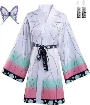 Anime Kimono Cosplay Costume Robe Cloak Halloween Outfit