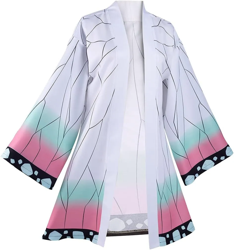 Anime Kimono Cosplay Costume Robe Cloak Halloween Outfit