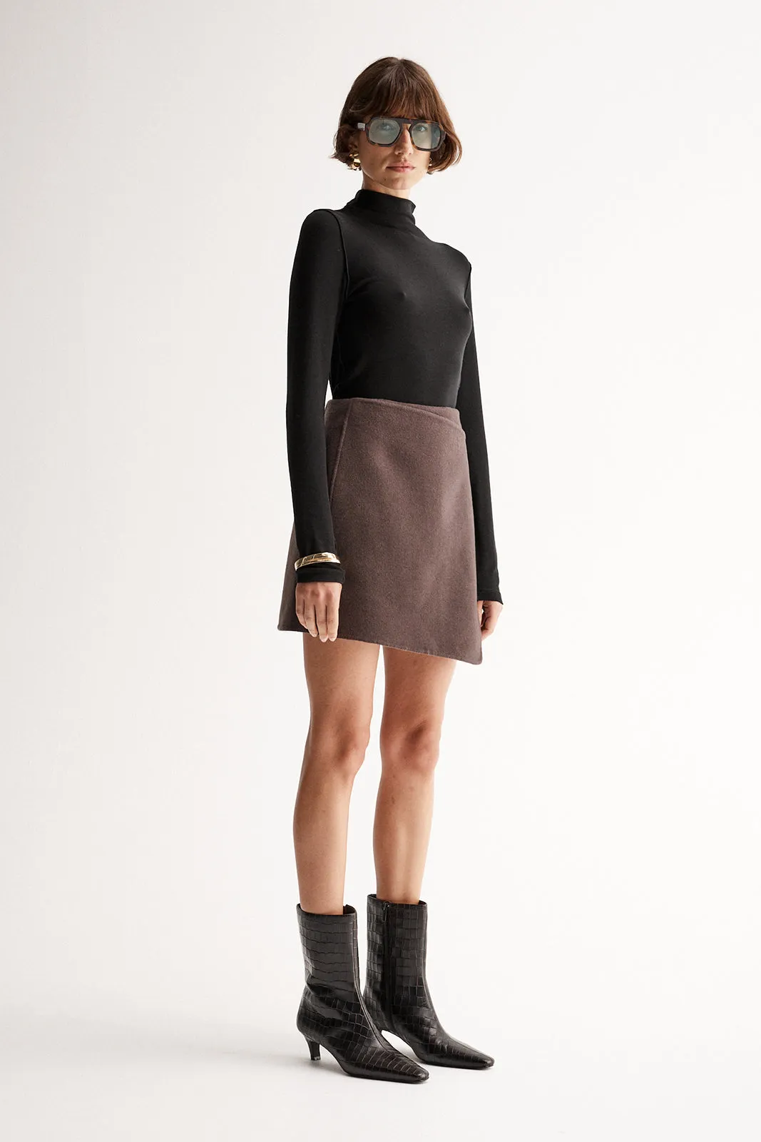 Arna Mini Skirt Chocolate
