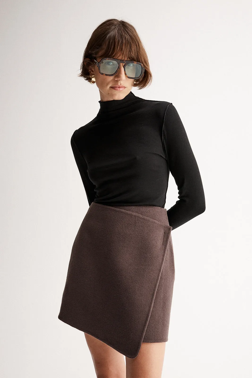 Arna Mini Skirt Chocolate