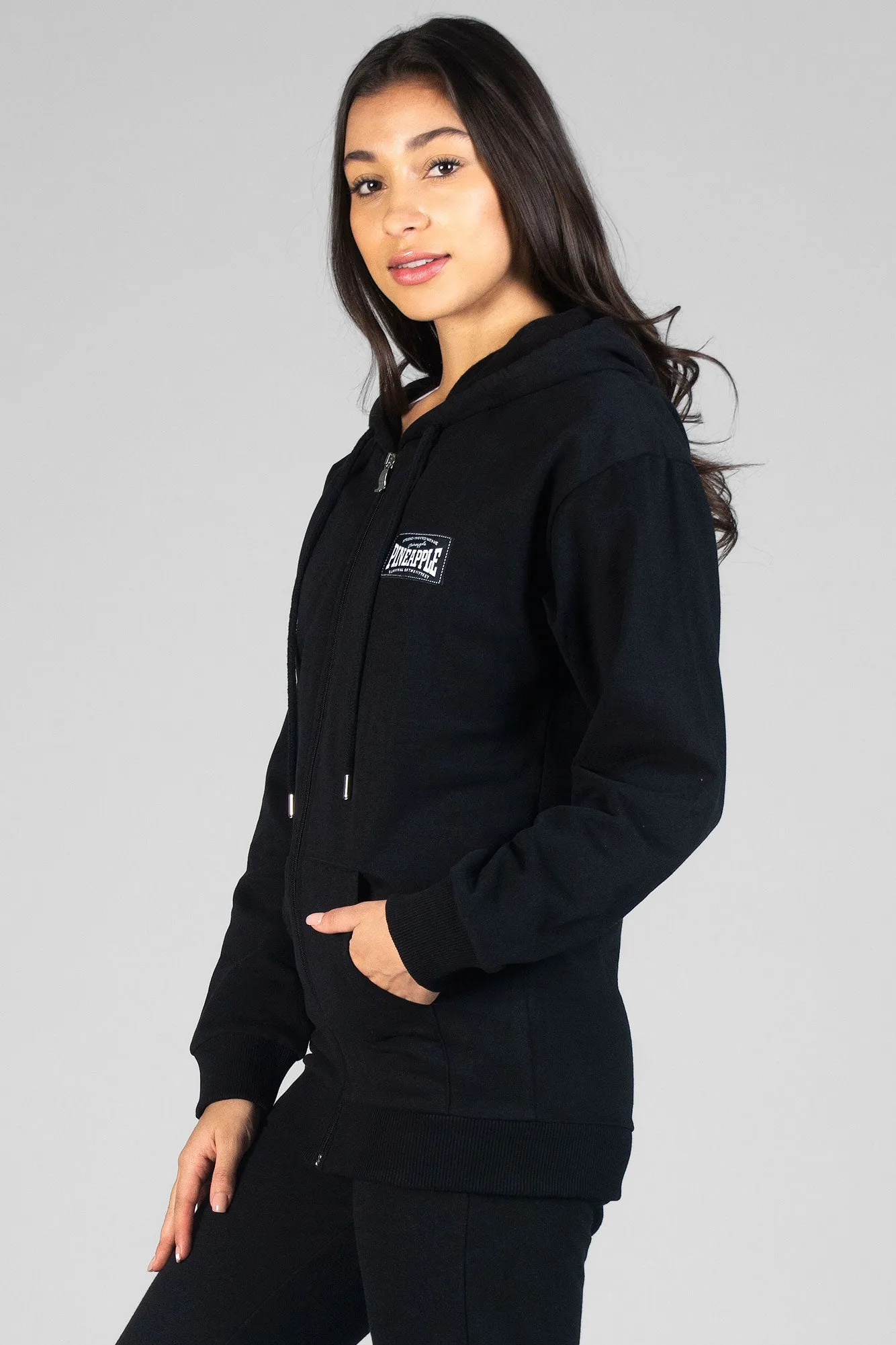Badge Zip Hoodie