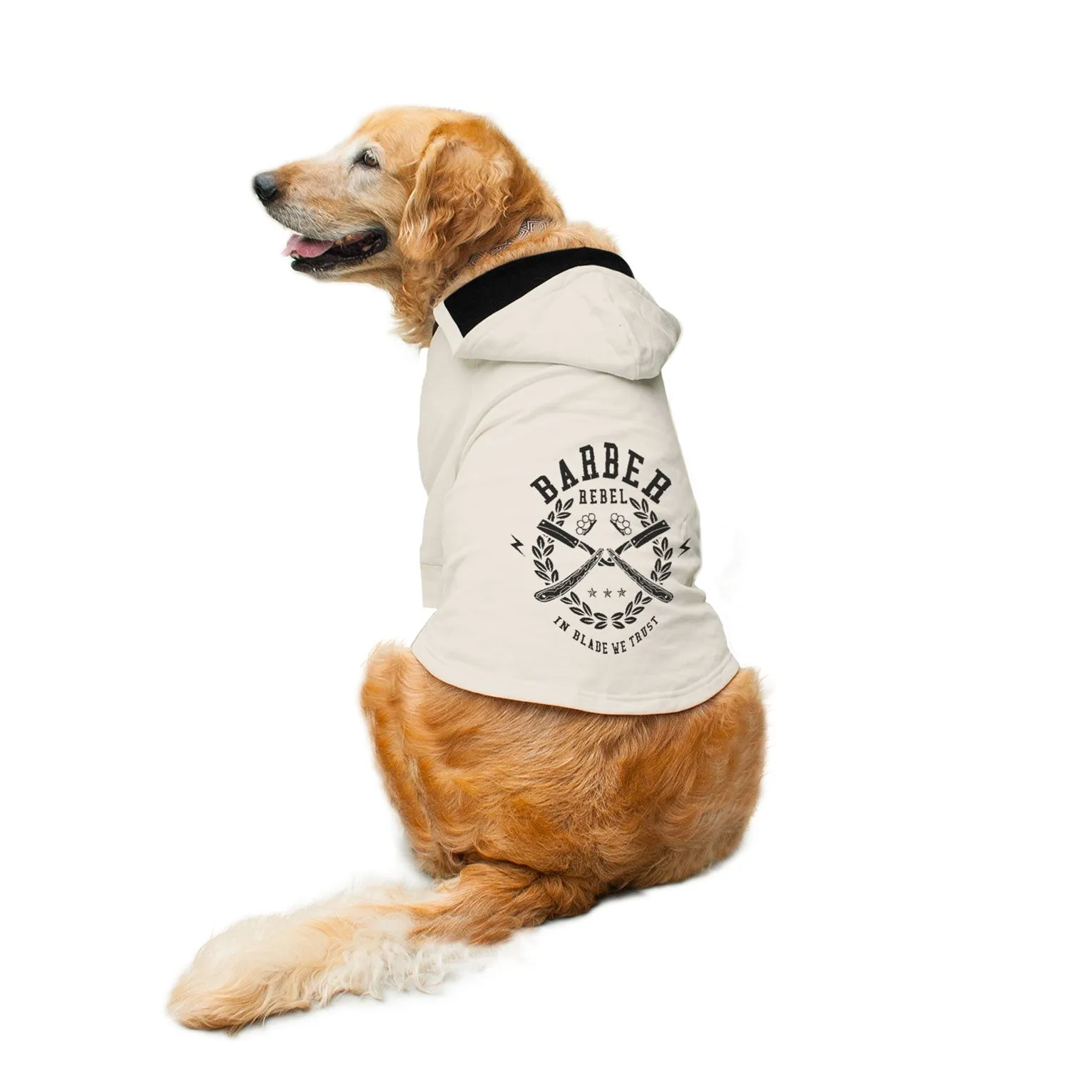 Barber Rebel Dog Hoodie Jacket