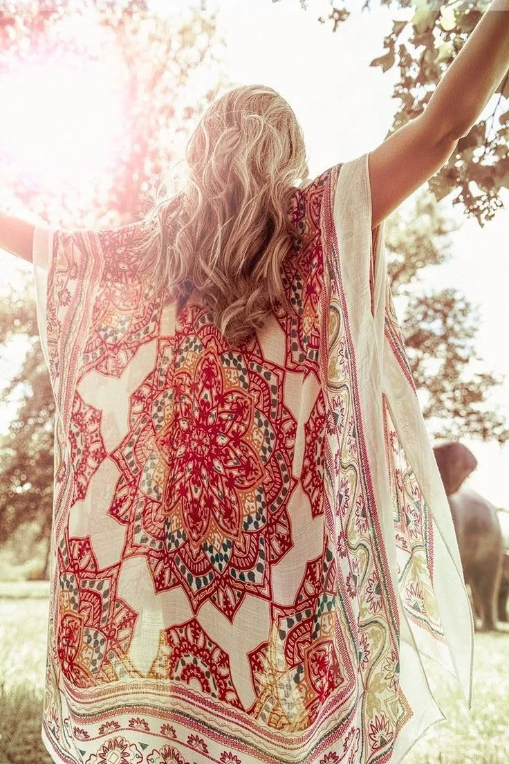 Beautiful Nomad Women's Kimono Swimsuit Coverups Beach Floral Casual Cardigan Bathing Suit Cover Up for Summer Swimwear
