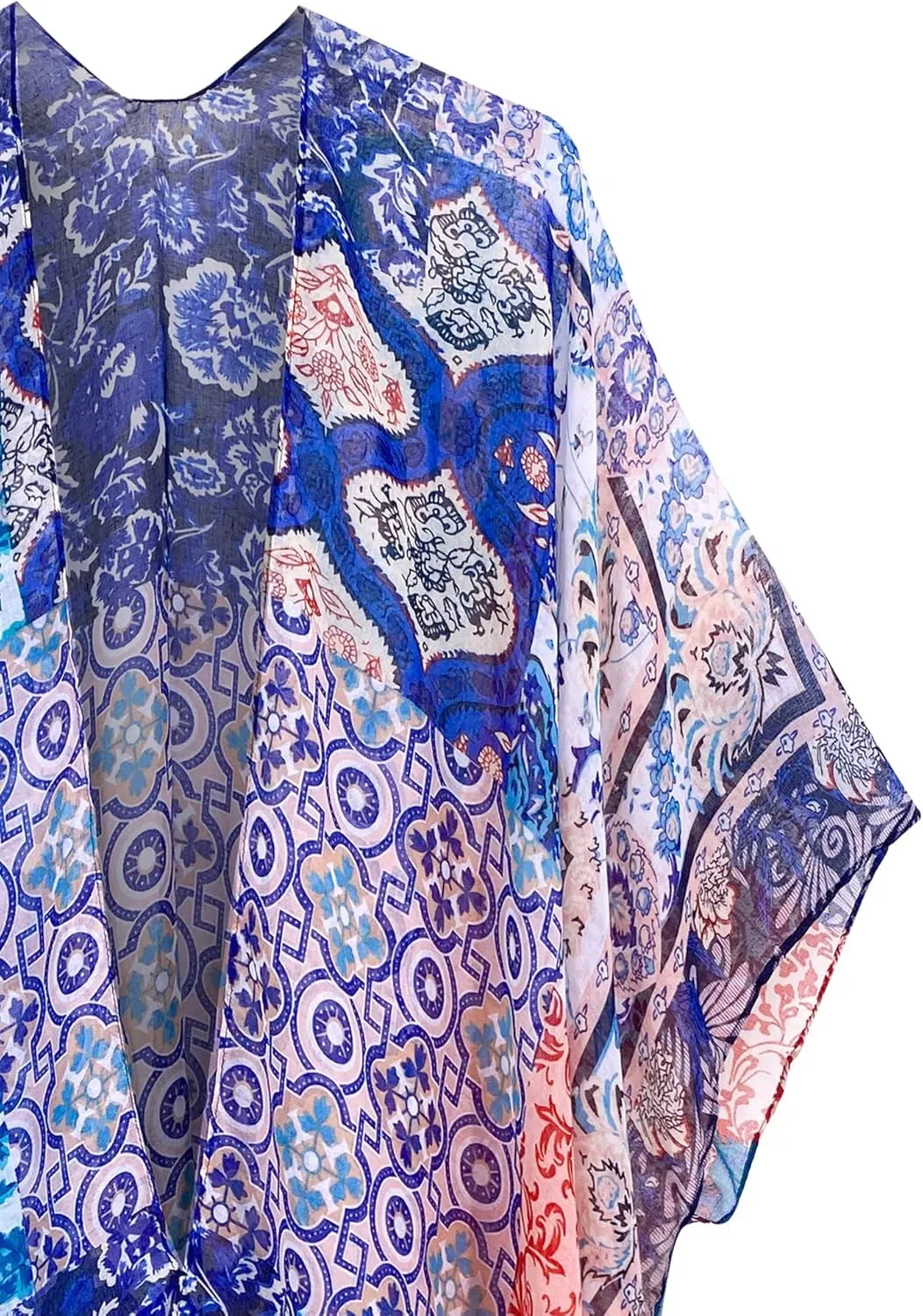 Beautiful Nomad Women's Kimono Swimsuit Coverups Beach Floral Casual Cardigan Bathing Suit Cover Up for Summer Swimwear