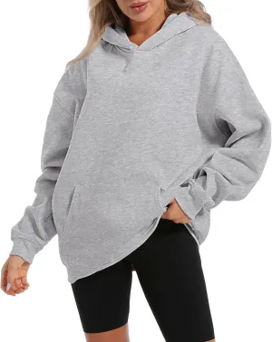 Bobeutou Graphic Hoodies for Women Vintage Oversized Sweatshirt Tiger Flower Animal Print Cotton Fleece Hoodie Fall Pullover