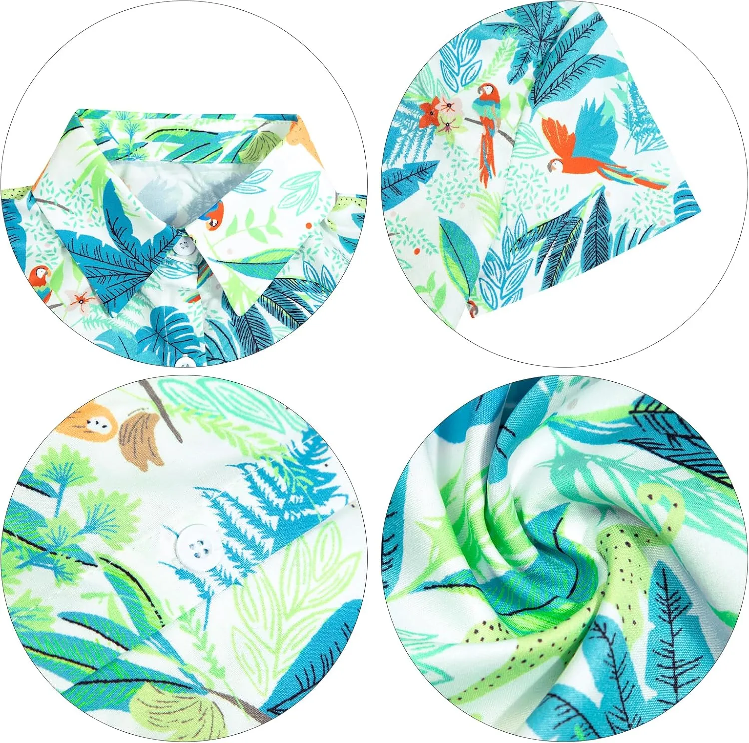 Boys Hawaiian Shirt Short Sleeve Boys Button Down Shirt Beach Casual Summer Print Top T-Shirt for Kids 5-14 Years