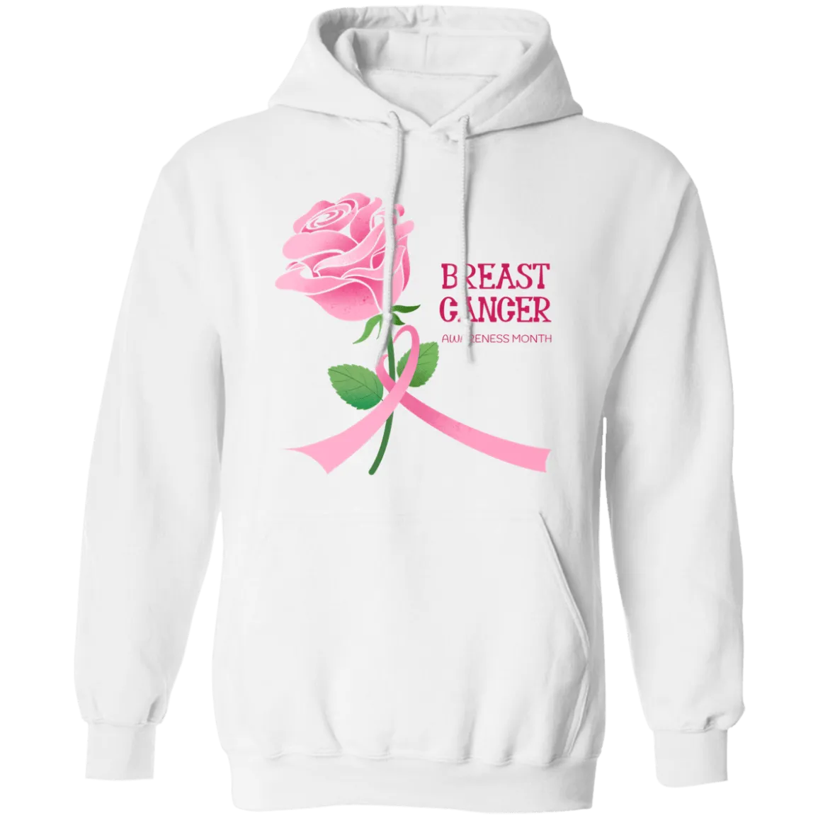 Breast Cancer Awareness Pullover Hoodie