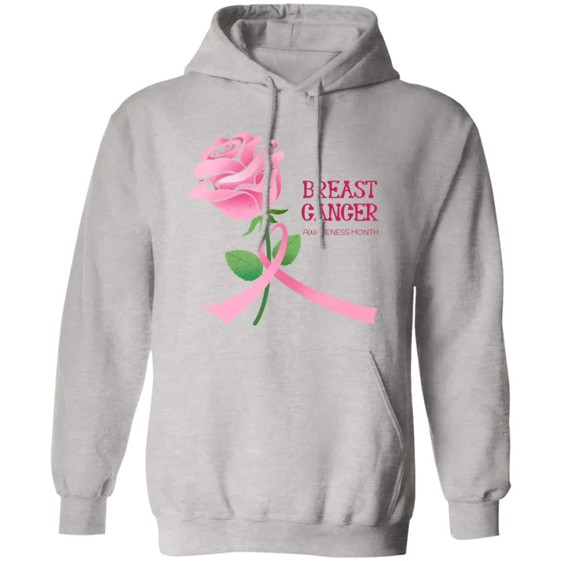Breast Cancer Awareness Pullover Hoodie