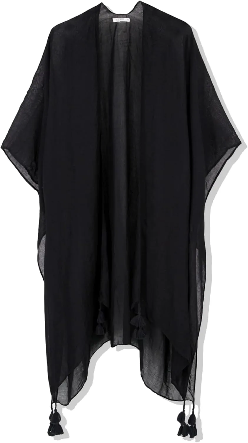 Breezy Lane Women's Kimono Cardigan Summer Swimsuit Coverups Beach Cover Up with Floral Print for Vacation