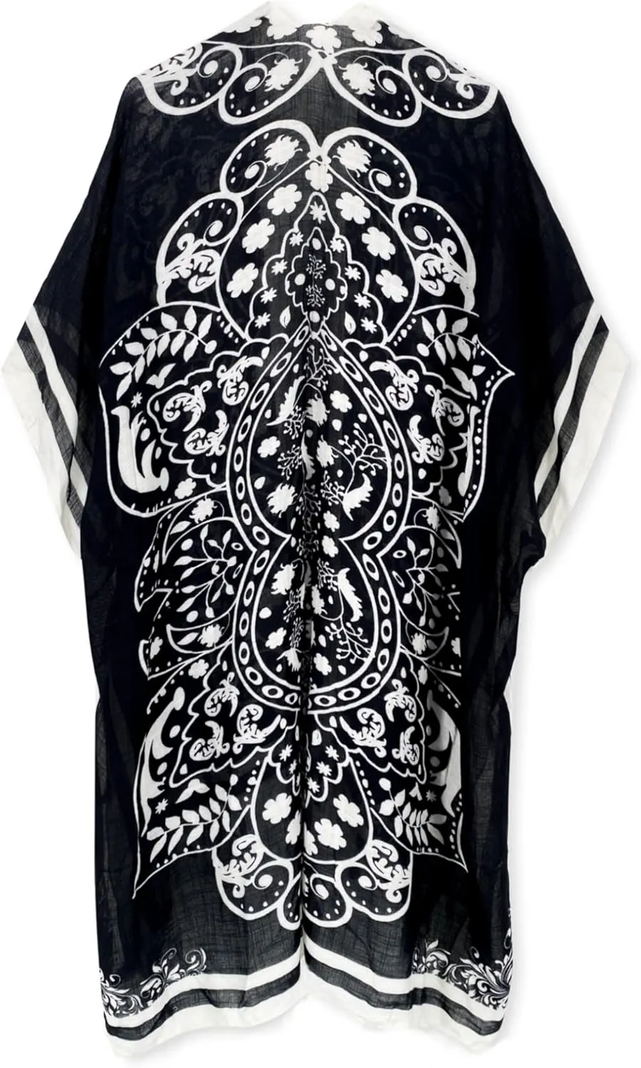 Breezy Lane Women's Kimono Cardigan Summer Swimsuit Coverups Beach Cover Up with Floral Print for Vacation
