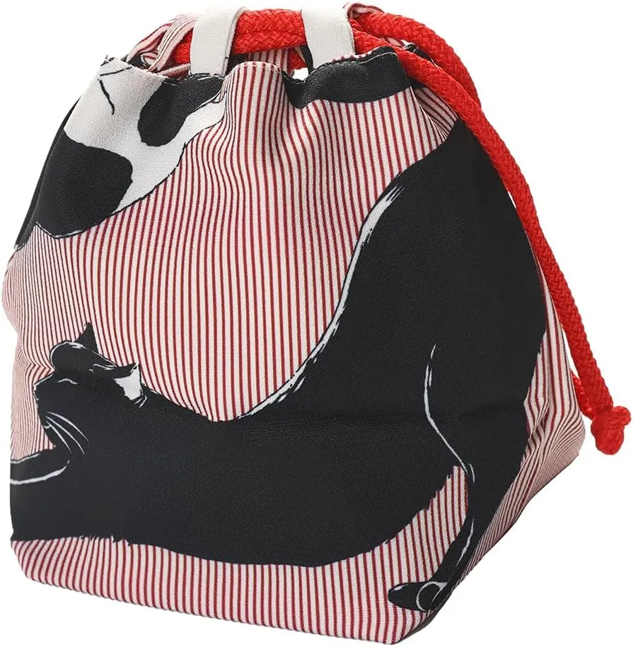 CAMDOM Japanese Drawstring Bag Kimono Handbag Blossom Sakura Bag Vintage Jewelry Coin Purse Gift Bag