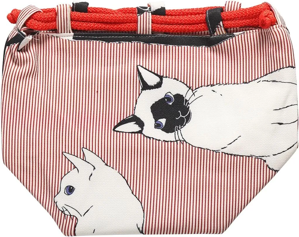 CAMDOM Japanese Drawstring Bag Kimono Handbag Blossom Sakura Bag Vintage Jewelry Coin Purse Gift Bag
