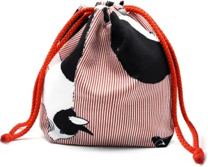 CAMDOM Japanese Drawstring Bag Kimono Handbag Blossom Sakura Bag Vintage Jewelry Coin Purse Gift Bag