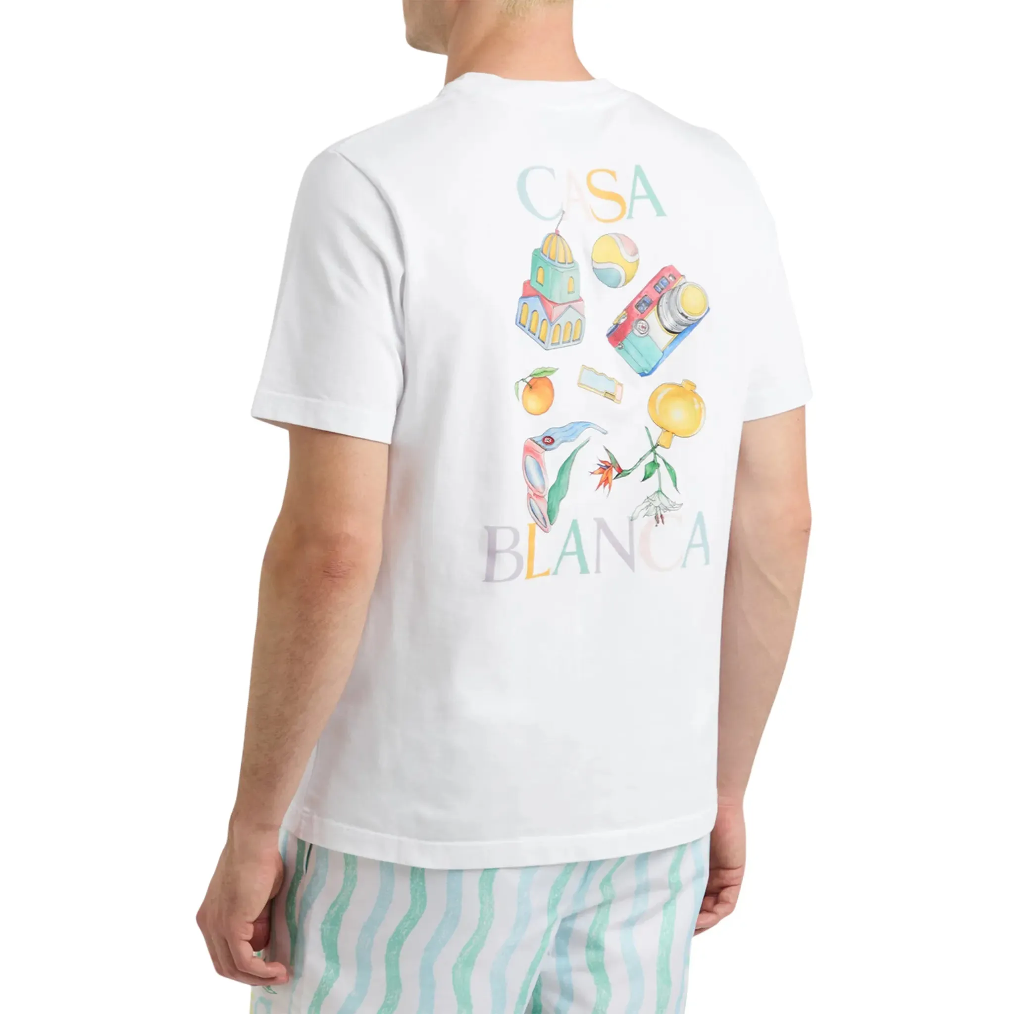 Casablanca Casa Objets En Vrac White T Shirt
