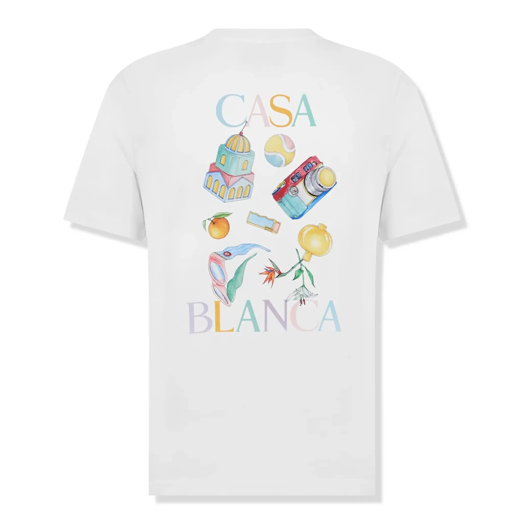 Casablanca Casa Objets En Vrac White T Shirt