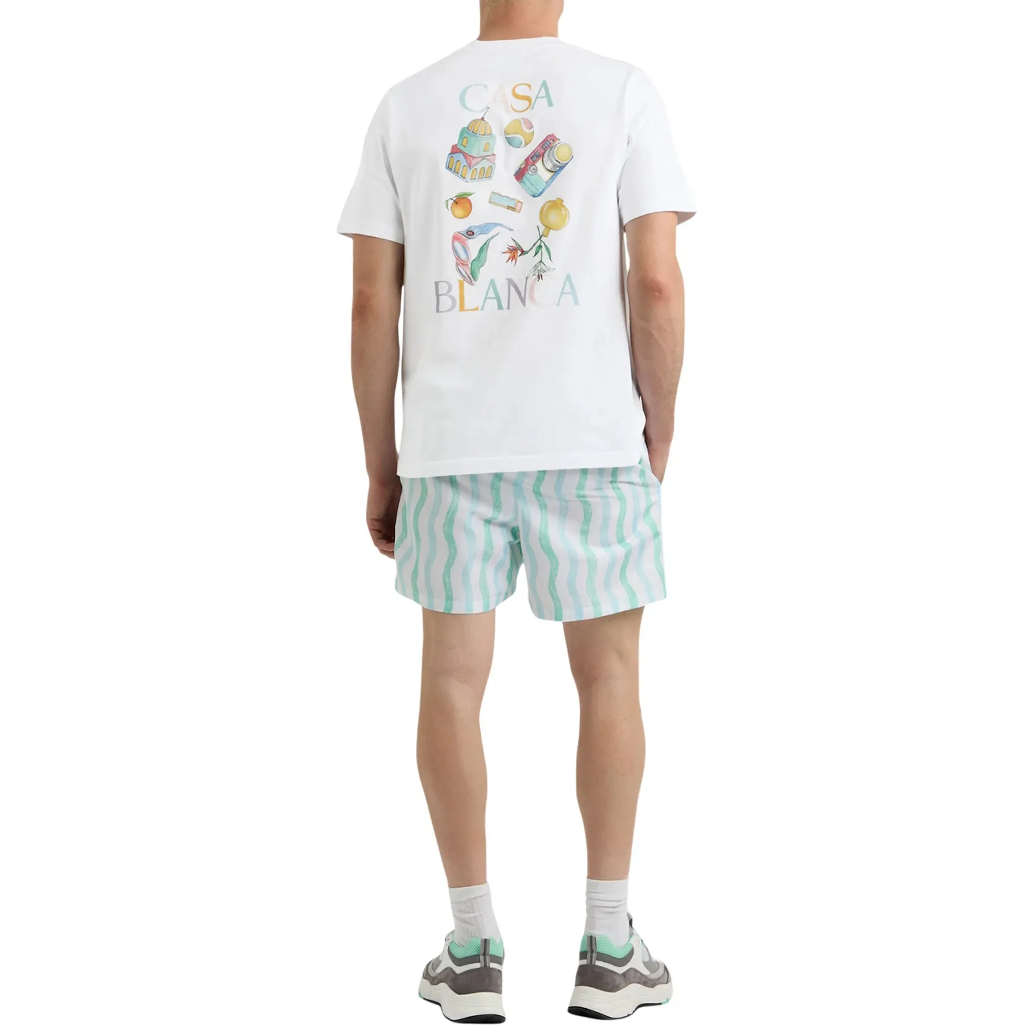 Casablanca Casa Objets En Vrac White T Shirt