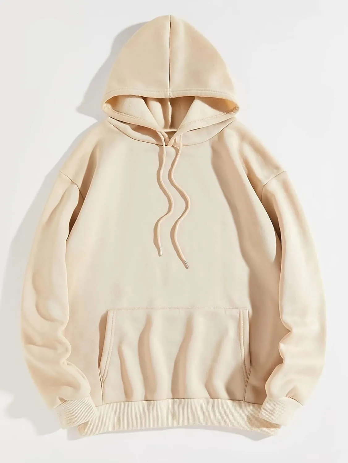 Cioatin Womens Y2K Slogan Letter Graphic Oversized Aesthetic Hoodie Drop Shoulder Fleece Hooded Sweatshirt Pullover