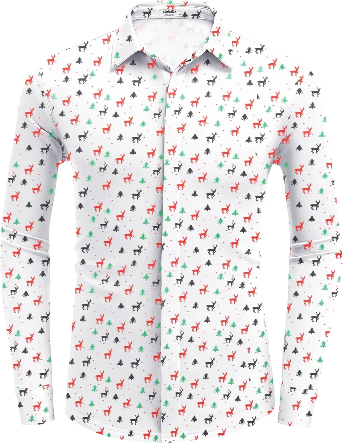 COOFANDY Mens Long Sleeve Wrinkle Free Shirts Casual Button Down Shirt Stretch Dress Shirt