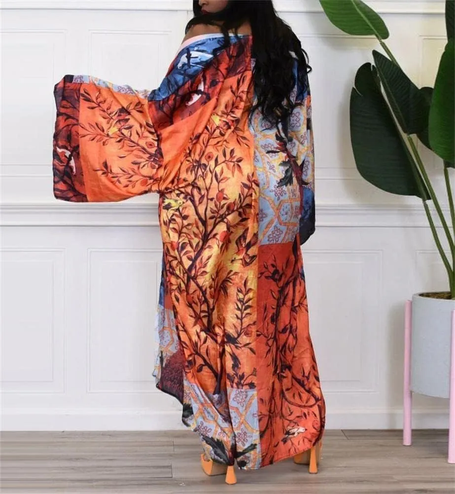 cu4eve Summer Cardigan For Women Lightweight Satin Open Front Long Kimono Swimsuit Cover Ups Silk Robe Plus Size