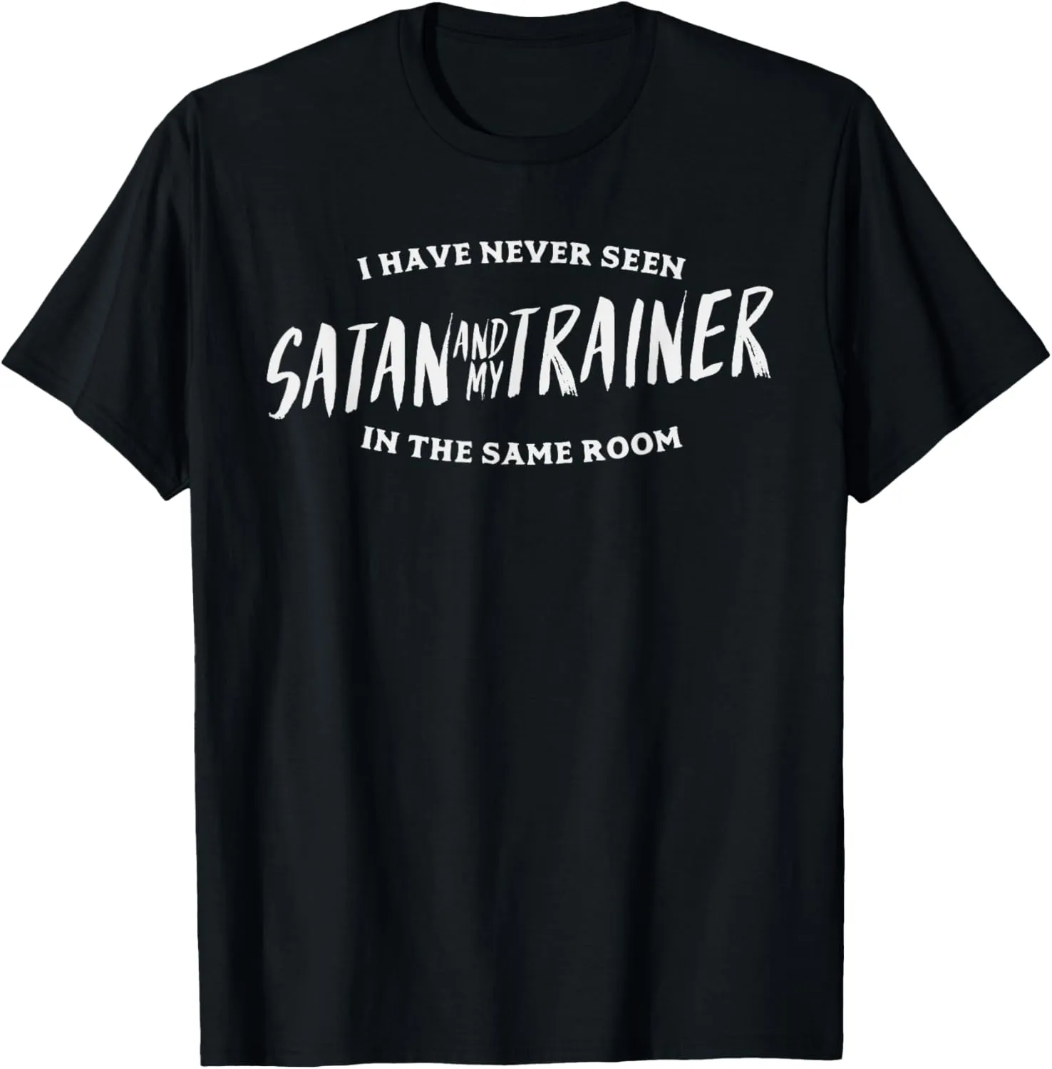 Funny Gym Shirt Fitness Trainer Satan Gift Weightlifting T-Shirt