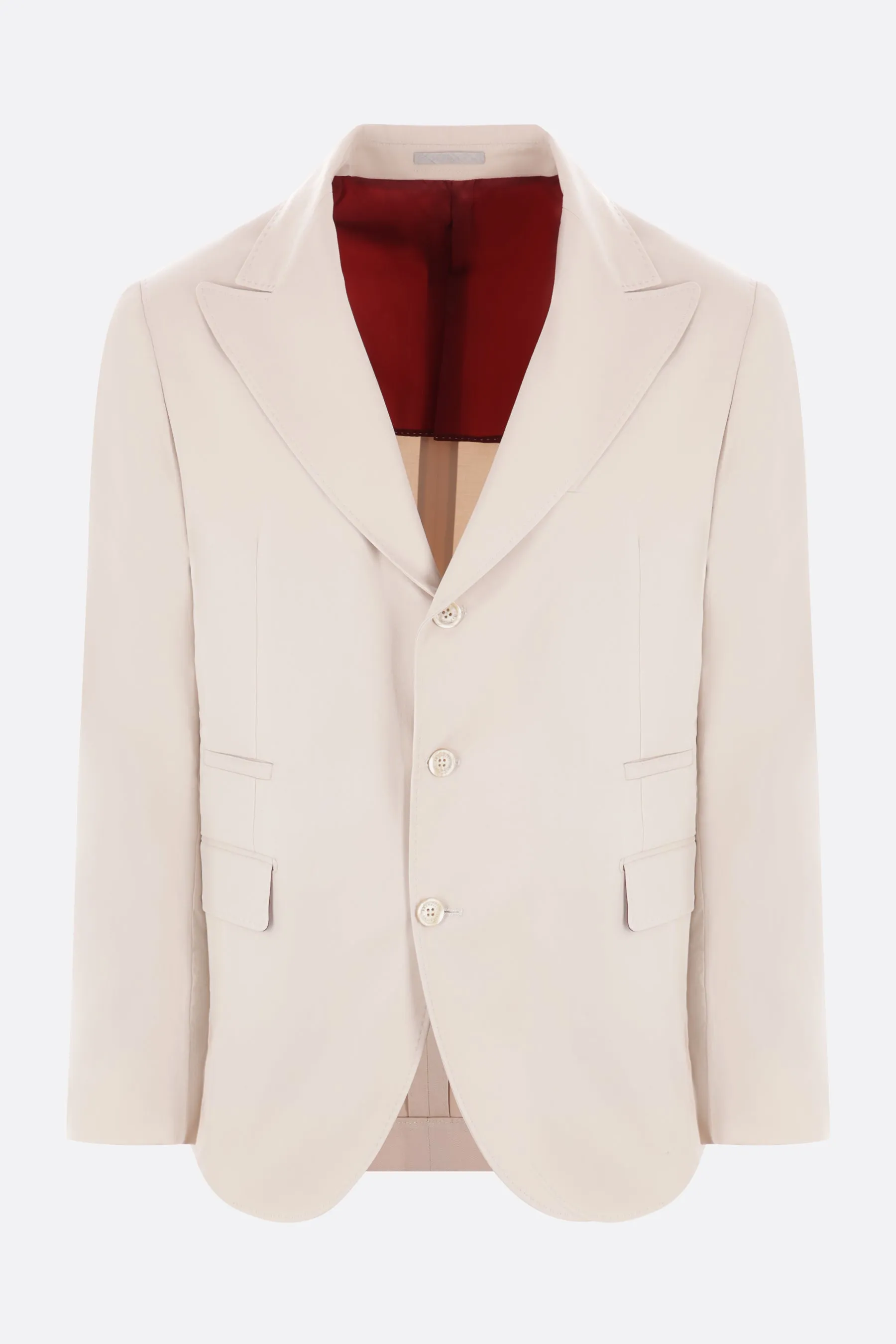 Gabardine Cotton-Cashmere Two-Piece Suit