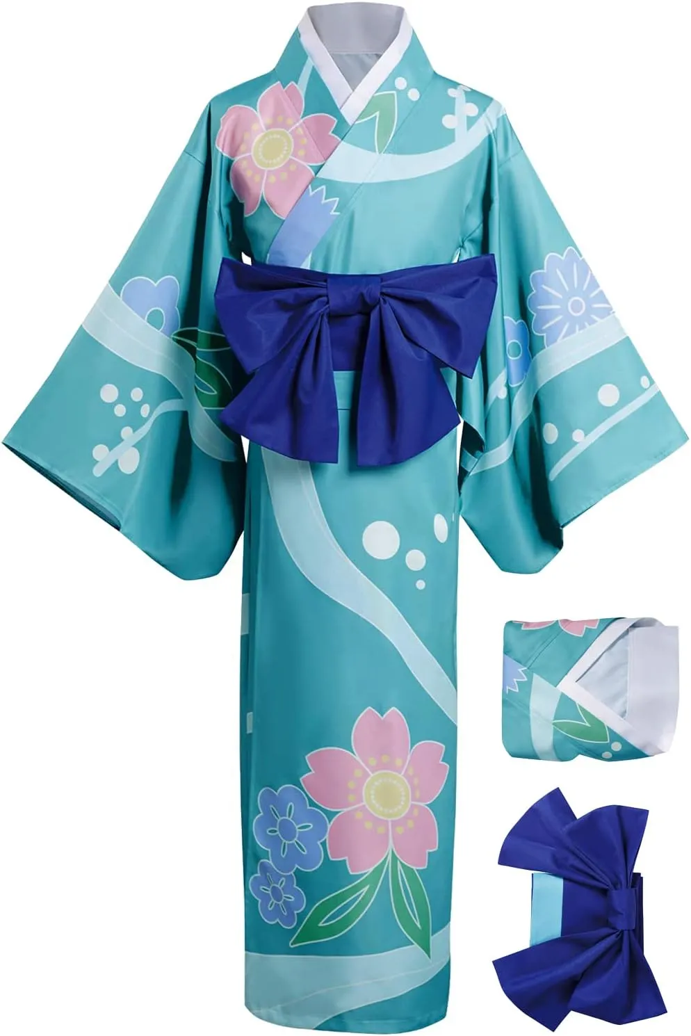 Gonriya Cosplay Kimono Costume Anime Halloween Outfit for Adult Womens Mens