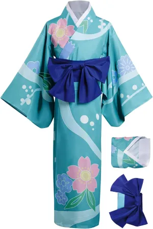 Gonriya Cosplay Kimono Costume Anime Halloween Outfit for Adult Womens Mens