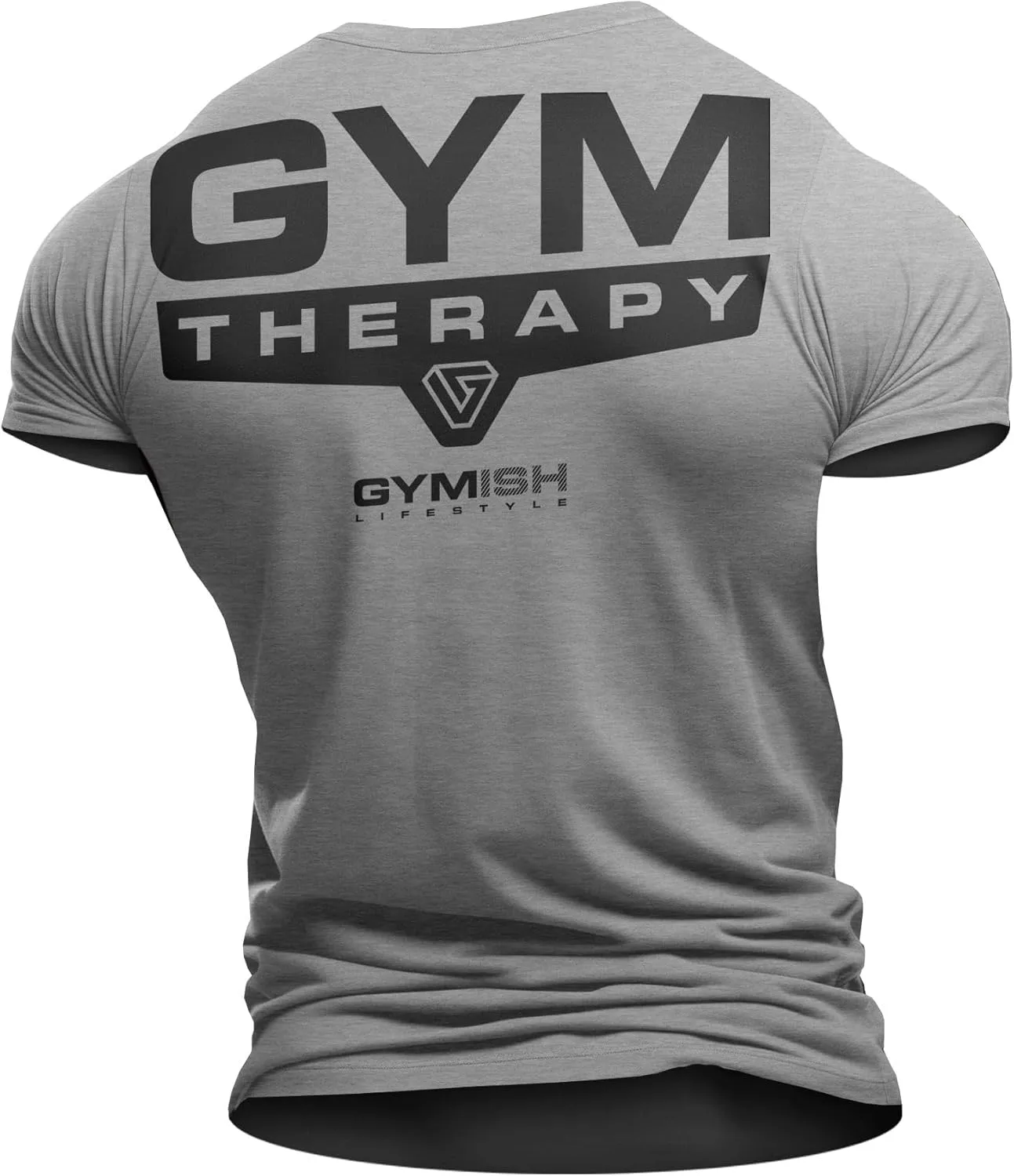 Gym Therapy Back Workout Motivational Lifting T-Shirt for Men Funny Gym Shirt