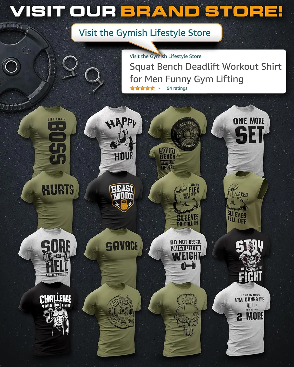 Gymish Lifestyle Iron Discipline Gym Workout Shirt for Men Motivational T-Shirt