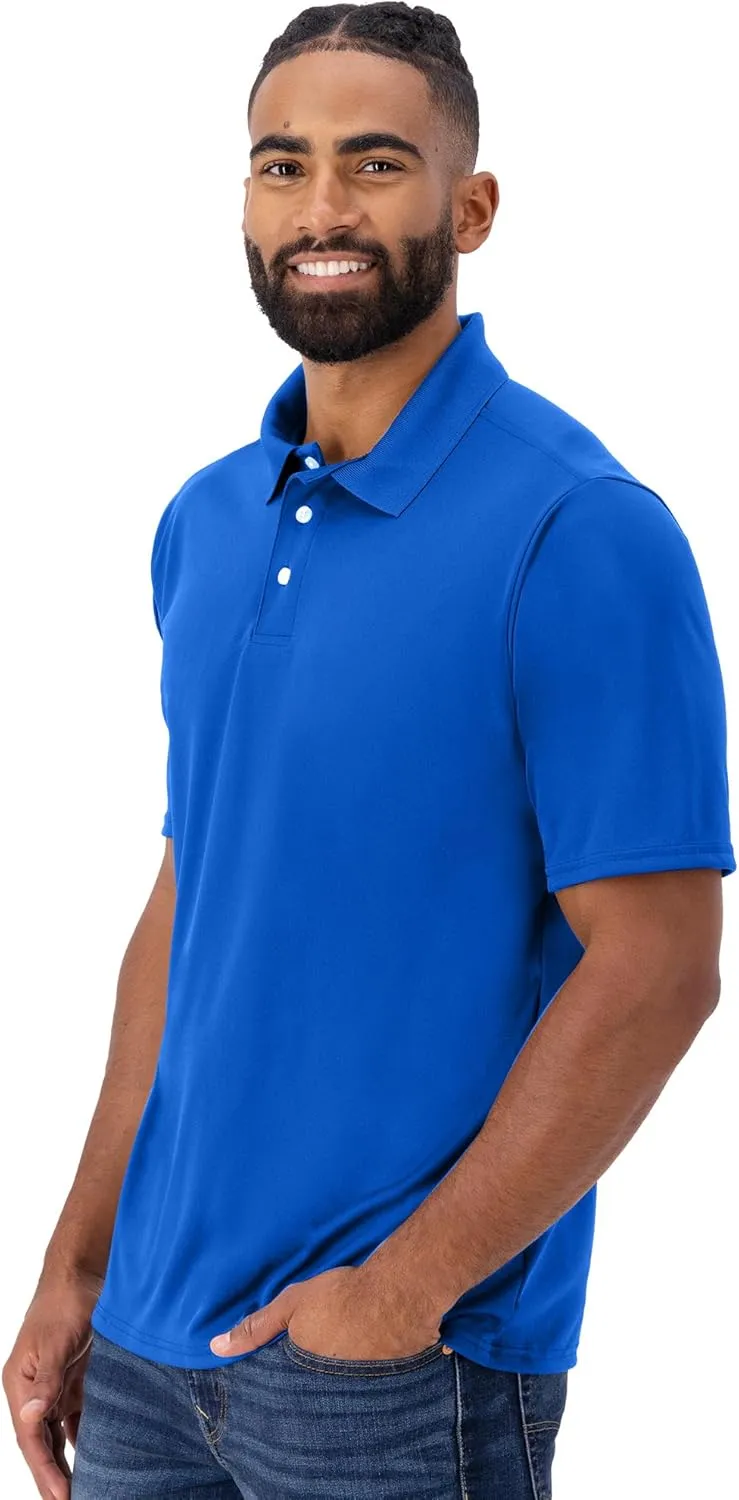 Hanes Sport Men's Polo Shirt, Men's Cool DRI Moisture-Wicking Performance Polo Shirt, Jersey Knit Performance Polo Shirt