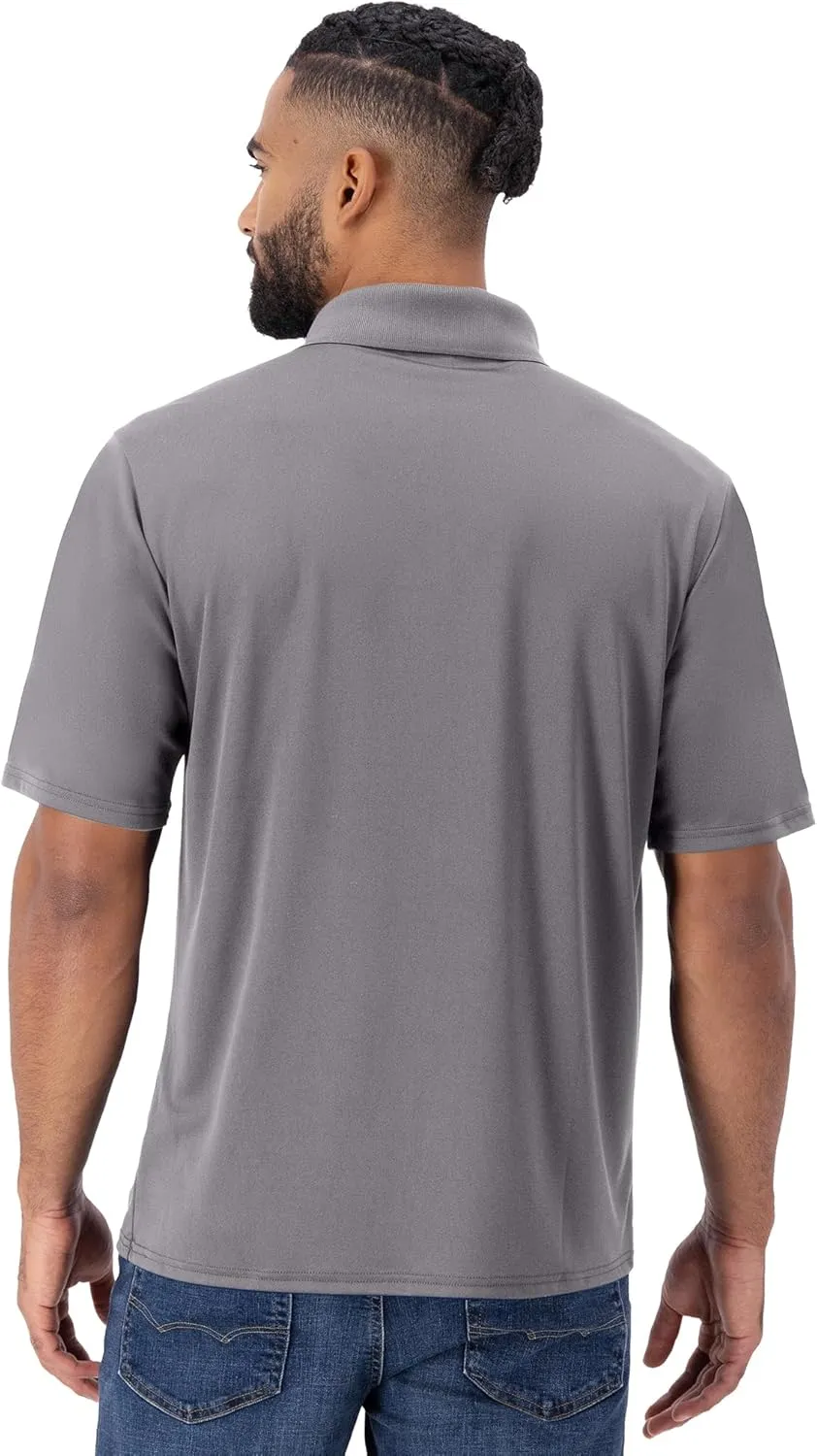 Hanes Sport Men's Polo Shirt, Men's Cool DRI Moisture-Wicking Performance Polo Shirt, Jersey Knit Performance Polo Shirt