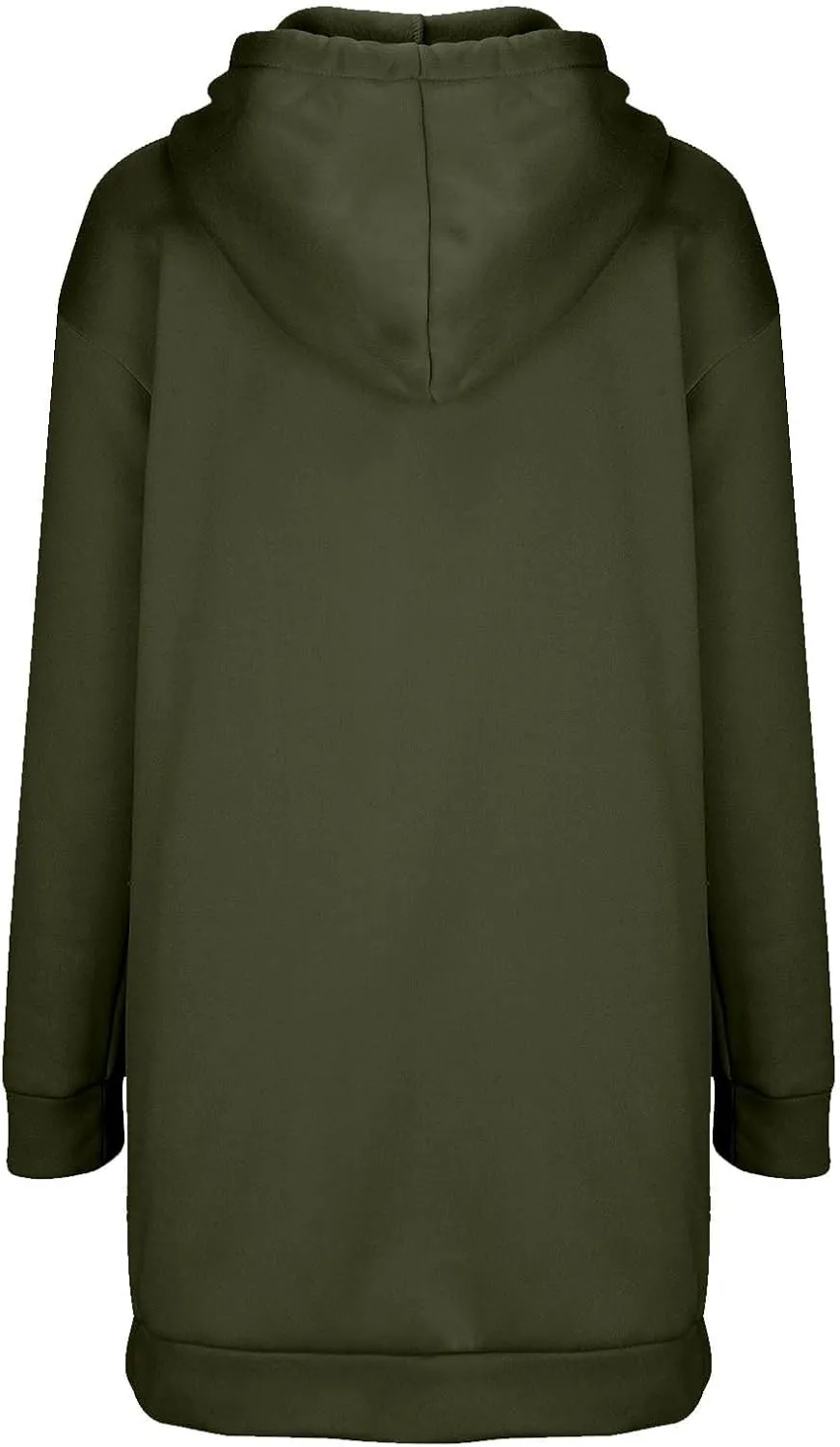 Hooded Sweatshirt Dress for Women Long Sleeve Casual Mini Dress with Pocket Oversized Solid Color Pullover Dresses