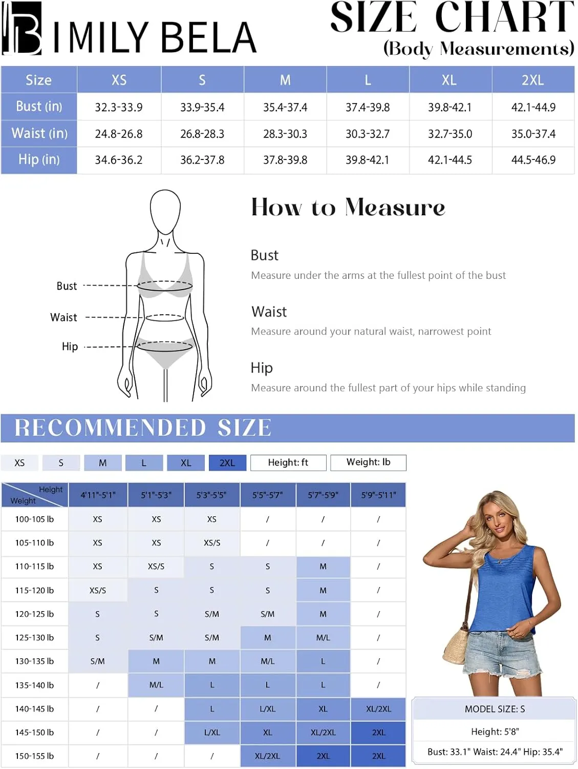 Imily Bela Womens Sleeveless Tank Tops Loose Fit Summer Flowy Dressy Casual Blouse Crewneck Pleated Front Beach Shirts