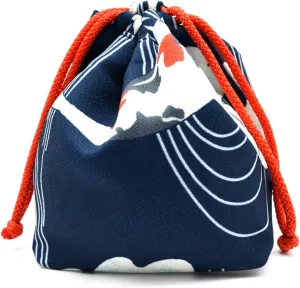 Japanese Drawstring Bag Kimono Handbag Blossom Sakura Bag Vintage Jewelry Coin Purse Gift Bag