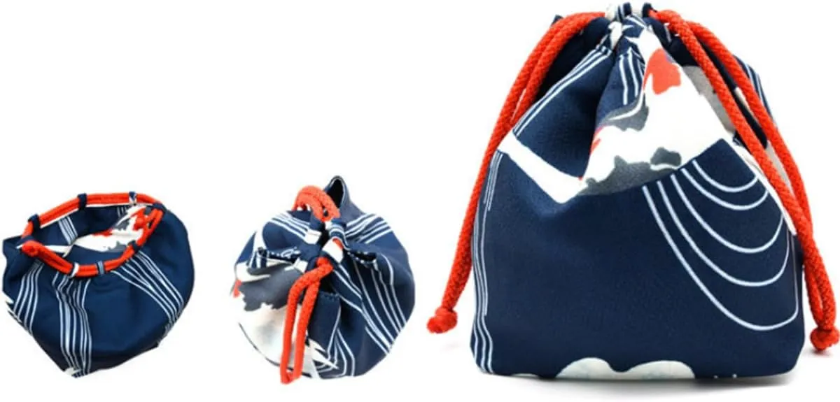 Japanese Drawstring Bag Kimono Handbag Blossom Sakura Bag Vintage Jewelry Coin Purse Gift Bag