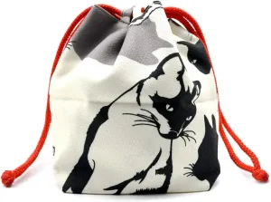 Japanese Drawstring Bag Kimono Handbag Blossom Sakura Bag Vintage Jewelry Coin Purse Gift Bag