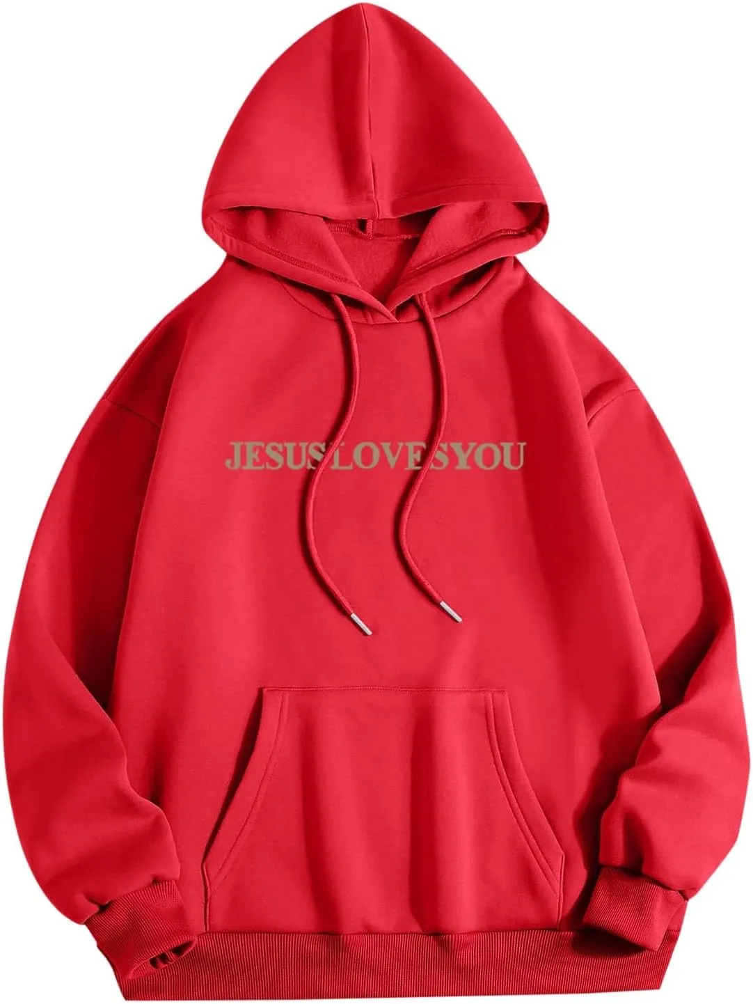 Jesus Loves You Hoodie Christian Jesus Saves Faith Sweatshirt Man Woman Pullover Tops Y2K Clothes Streetwear Gift