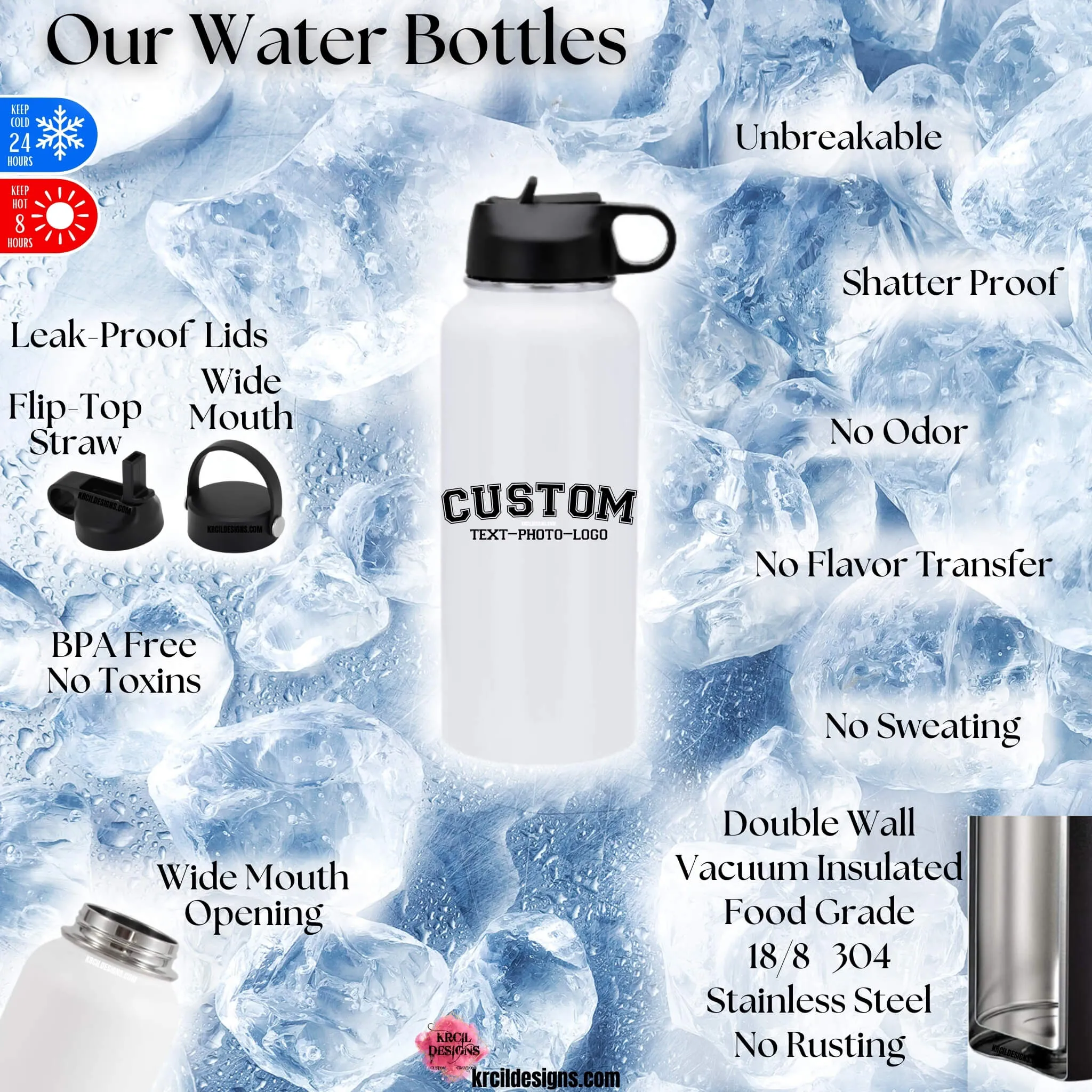 Just A Good Mom Trying Not To Raise Little Assholes Sassy Mom Water Bottles
