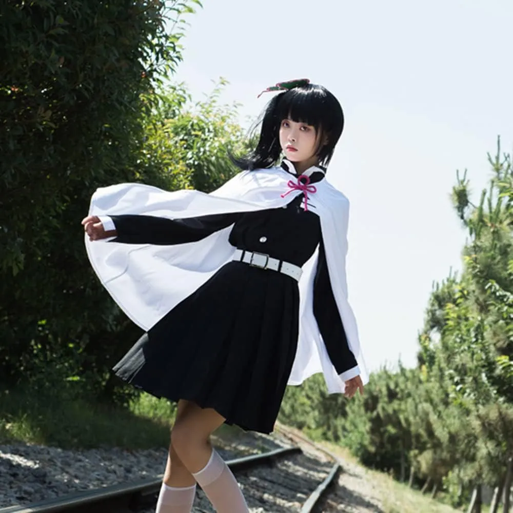 Kanao Cosplay Costume Kimono for Adult Cloak Kanao Costume Halloween Kimono Outfit Cosplay Set with Wig