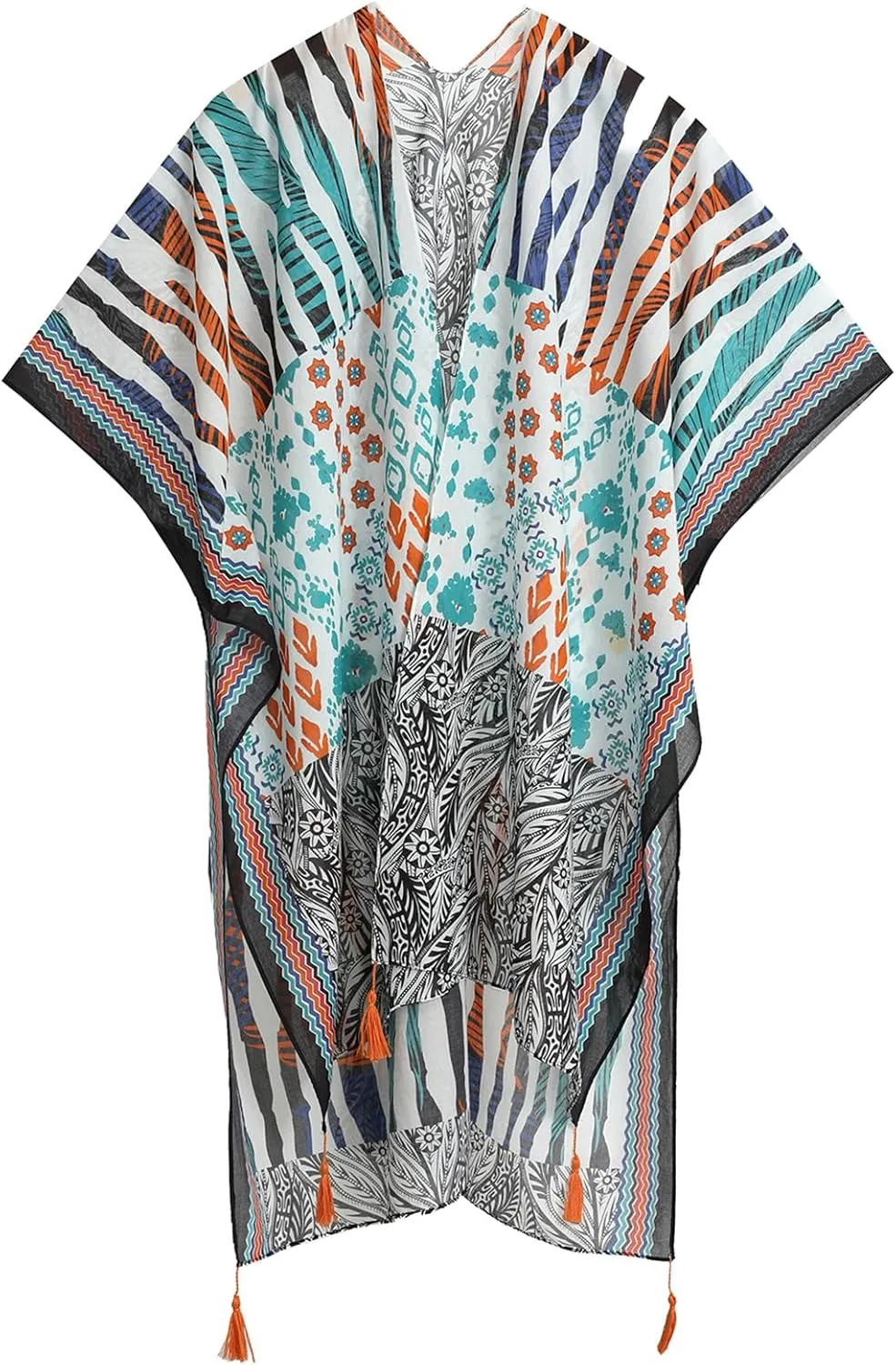 Kimonos for Women Beach Swimsuit Cover Up Boho Lightweight Kimono Cardigans for Summer
