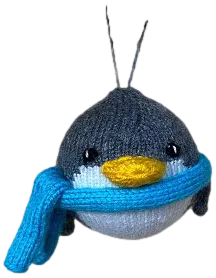 Knitted Ornament Set "Winter Cheer"