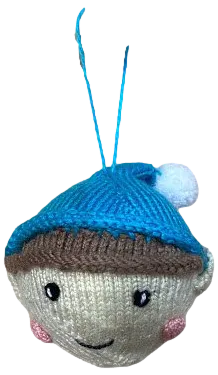 Knitted Ornament Set "Winter Cheer"