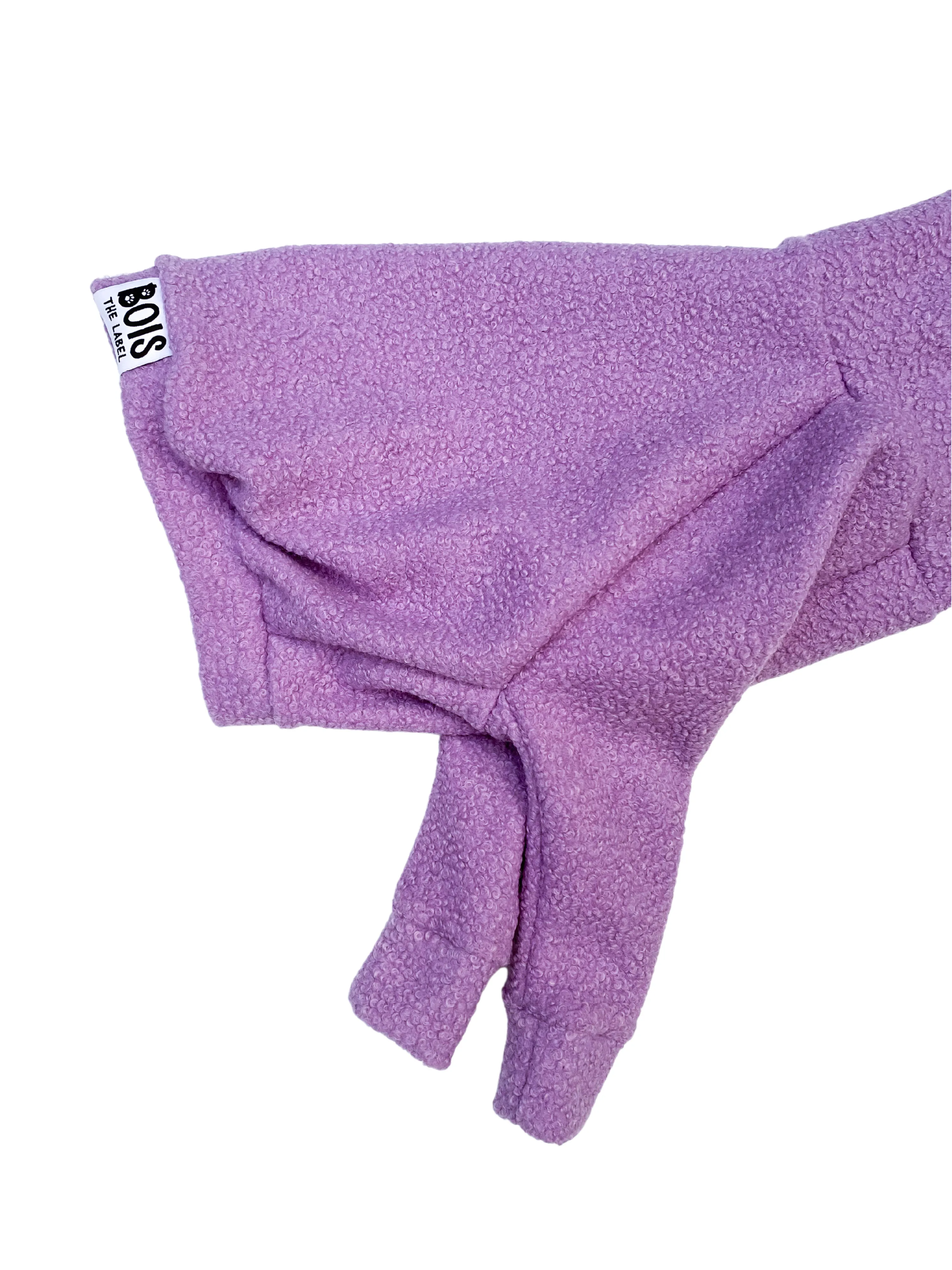 Lilac Teddy Dog Turtleneck