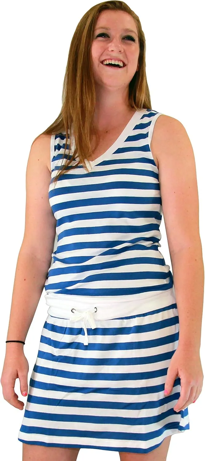Maks Euro Design Ladies Casual Cotton Summer Beach Coverup Sun Dress