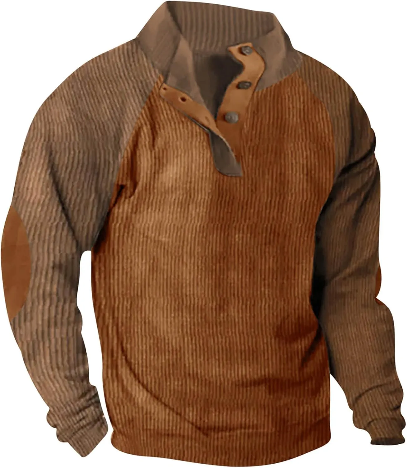 Man Fashion Casual Sports Stand Collar Button Patchwork Short Sleeve Stand-up Collar Blouse Shirt Tops 2024 Mens