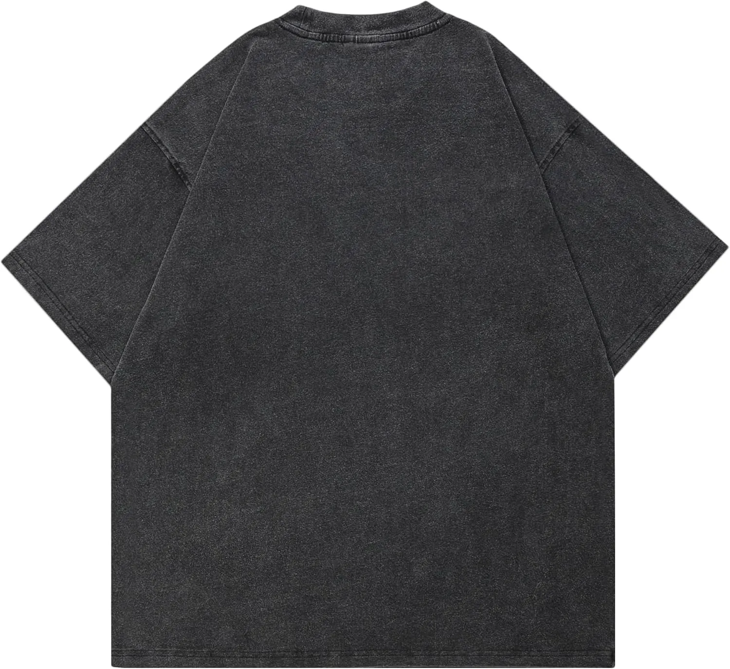 Men T-Shirt Streetwear Aesthetic Graphic Tee Shirt Vintage Faded Black Hipster