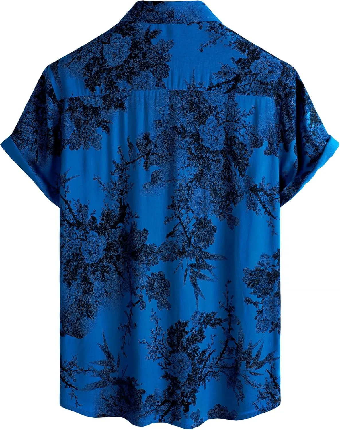 Mens Hawaiian Shirt Short Sleeve Button Down Tropical Shirts Casual Floral Summer Beach Shirt
